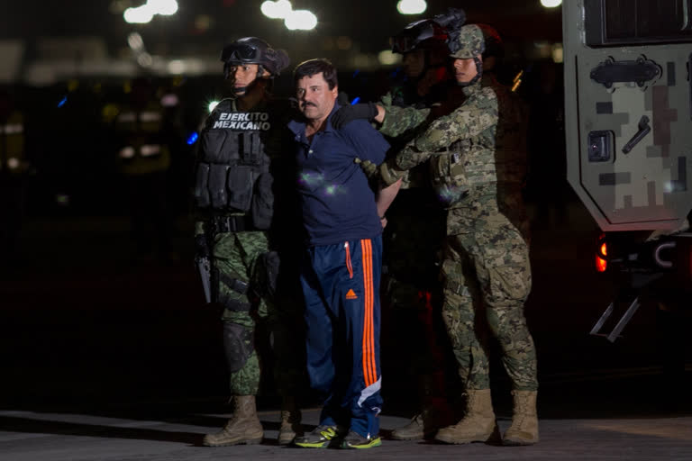 El Chapo's daughter distributes gifts carrying his image