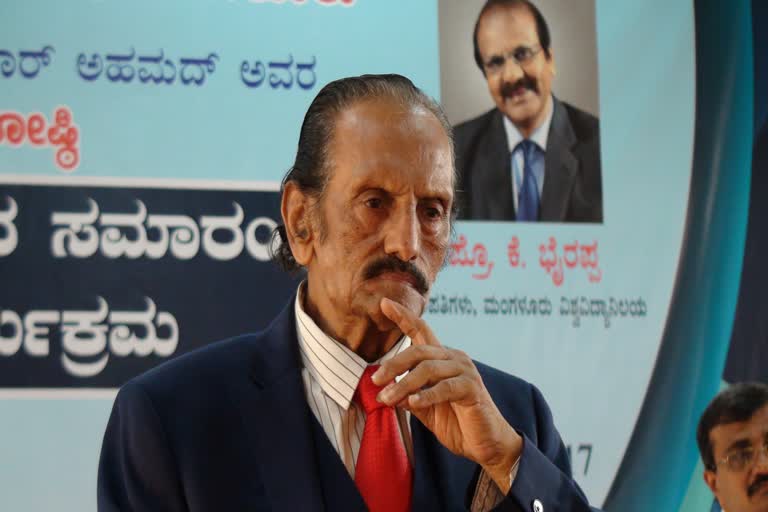 Kannada poet KS Nissar Ahmed passes away