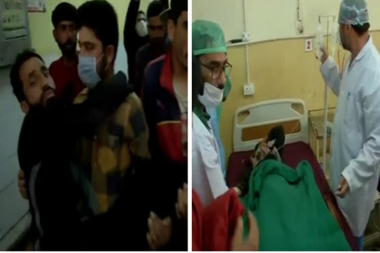 Five injured after unexploded shell goes off while cleaning drainage in Handwara