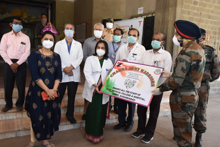 Indian army salutes to contribution of doctors in corona war