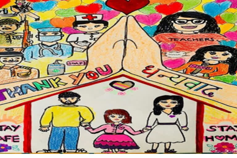 Aaradhya Bachchan pays artistic tribute to frontline workers fighting COVID-19