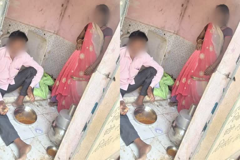 MP labourer couple allegedly quarantined in toilet