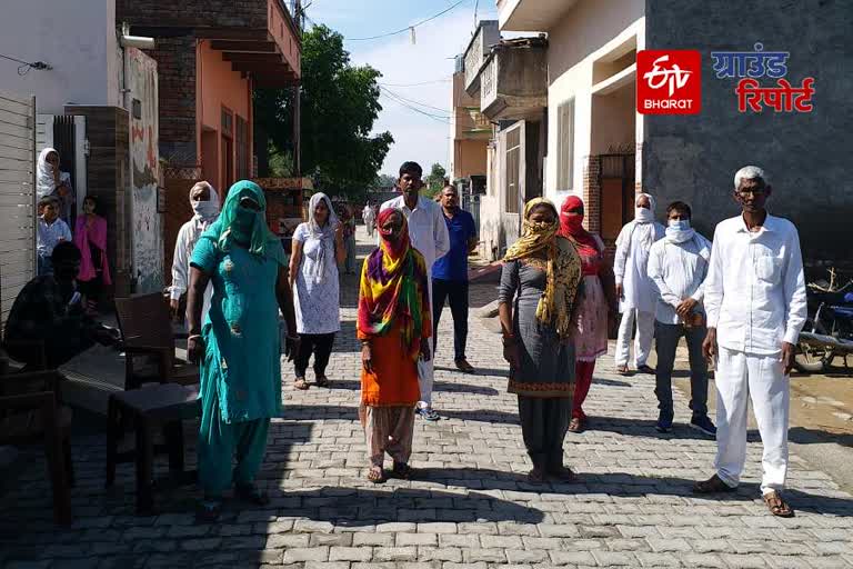 gohana arya nagar villagers did not get ration during coronavirus lockdown