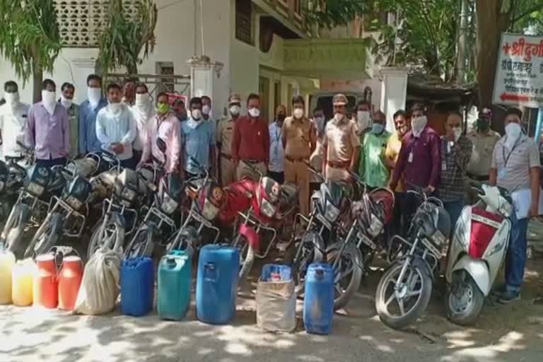 illegal liquor seized nanded