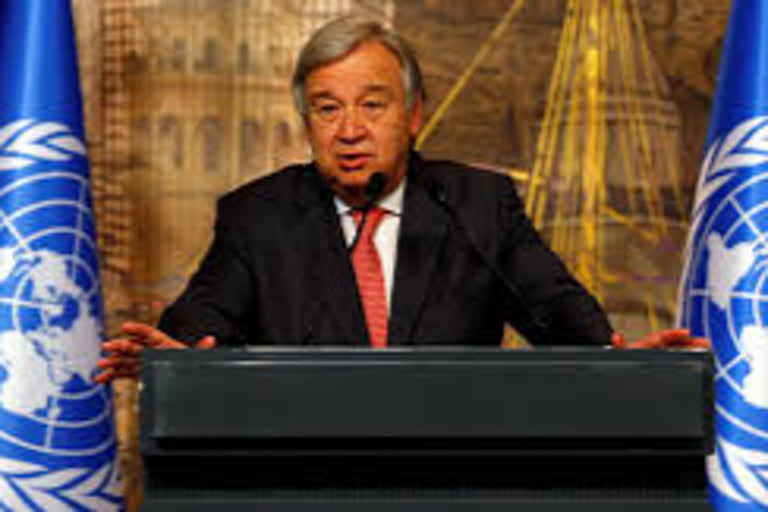 un chief antonio guterres says corona virus