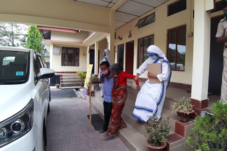 an old aged women of chirang got old age home for live