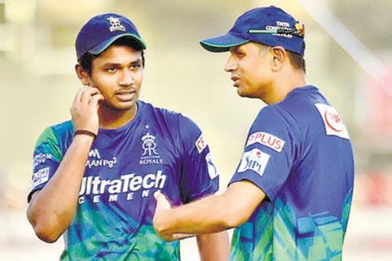 Samson with dravid