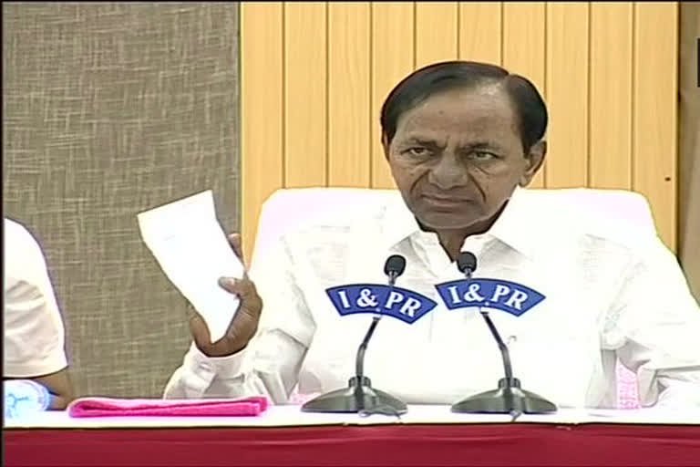 Chief Minister K Chandrasekhar Rao