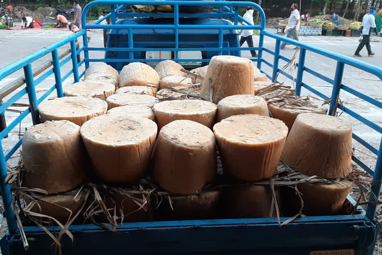 Sales in Anakapalli jaggery market etc.