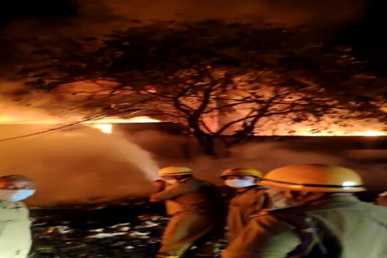 Major fire at scrap godown in Delhi, no casualty