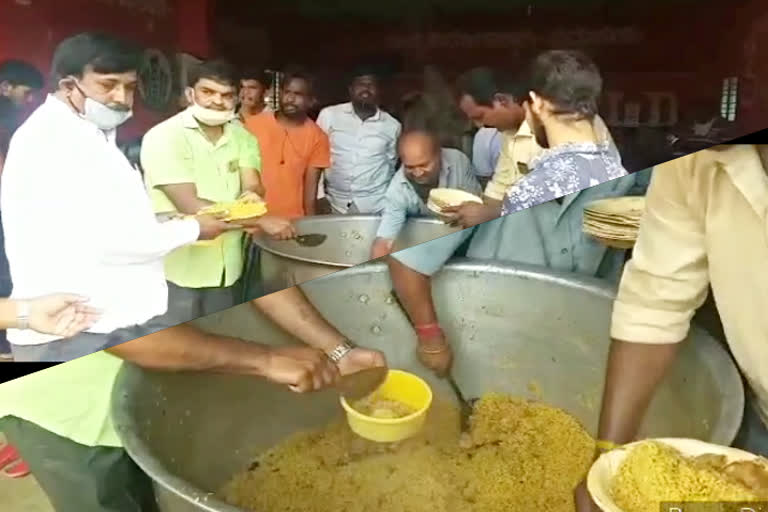 Biriyani distribution