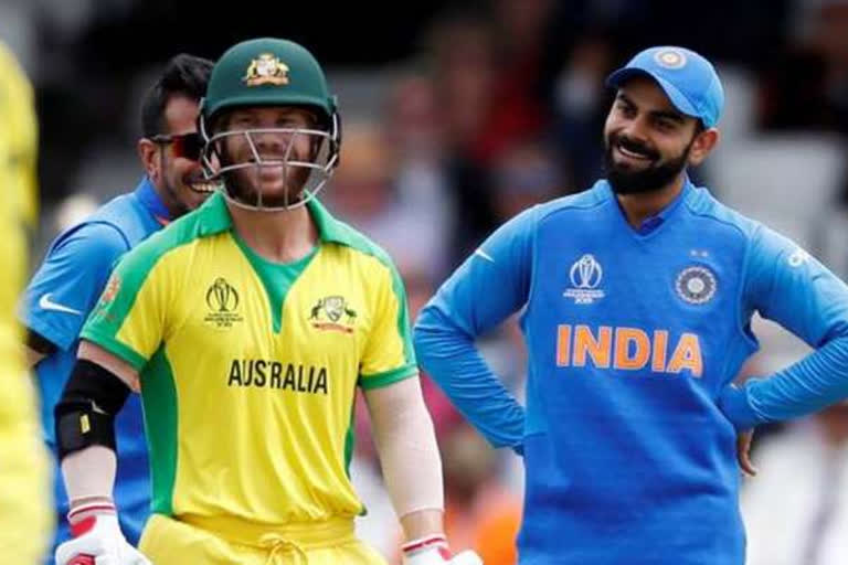 Australia cricketer David Warner,  India skipper Virat Kohli