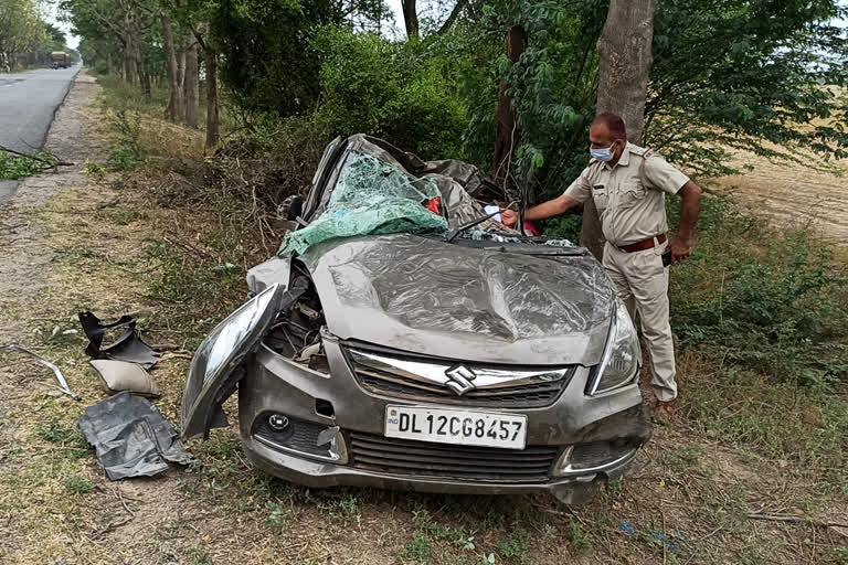 Road accident in Charkhi Dadri