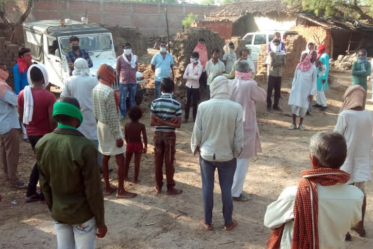 5 funerals taken place in patli village of chhatarpur