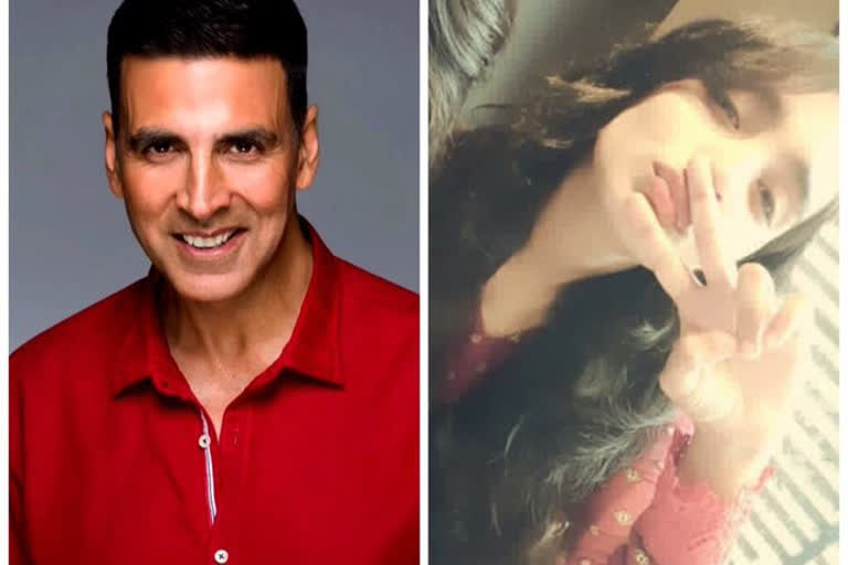 akshay wished birthday to girl fan on her request