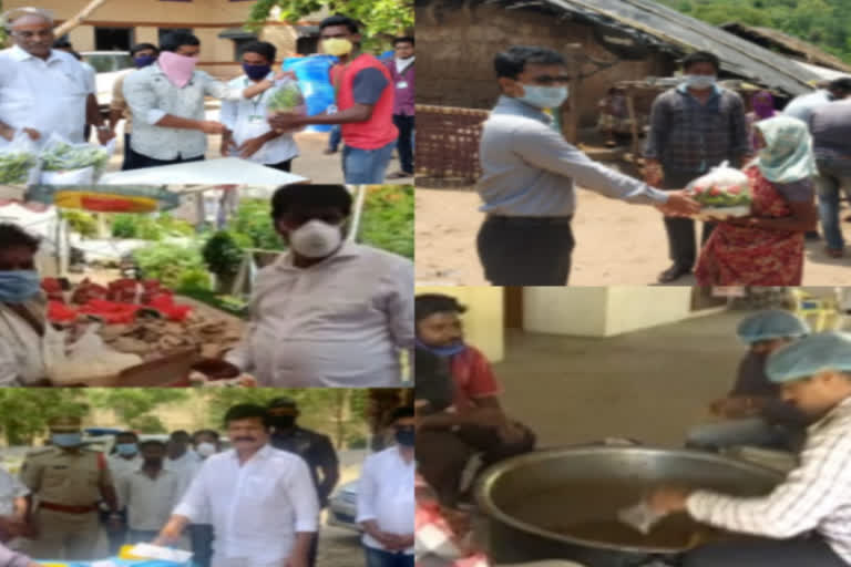 mla and polcie helping poor people in allover the state