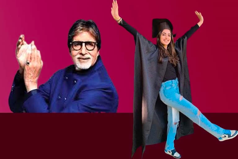 Big B lauds Navya's 'positive happy attitude' for in-house graduation ceremony