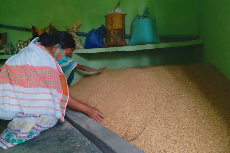 A paddy Bank of women self help group in jorhat