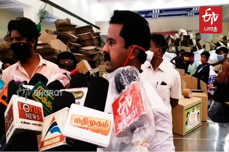 Food Minister Kamaraj  அமைச்சர் காமராஜ்  உணவுத்துறை அமைச்சர் காமராஜ்  அமைச்சர் காமராஜ் செய்தியாளர் சந்திப்பு  Minister Kamaraj Press Meet