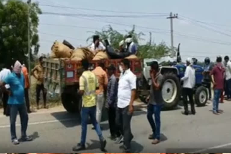 accident in nalgonda