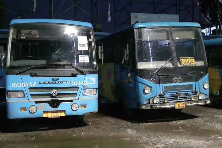 Four bus services started from Raiganj depot