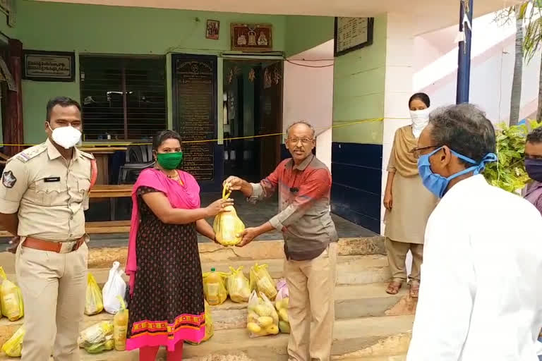 fruits distribution in west godavari