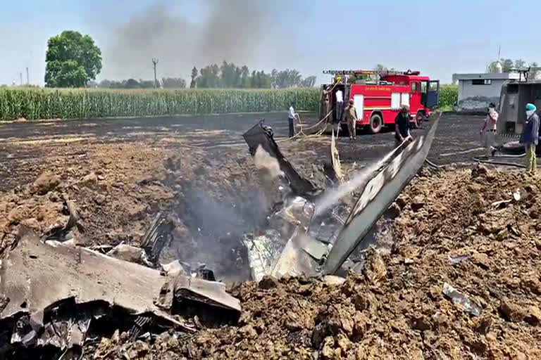 MiG-29 fighter aircraft crash