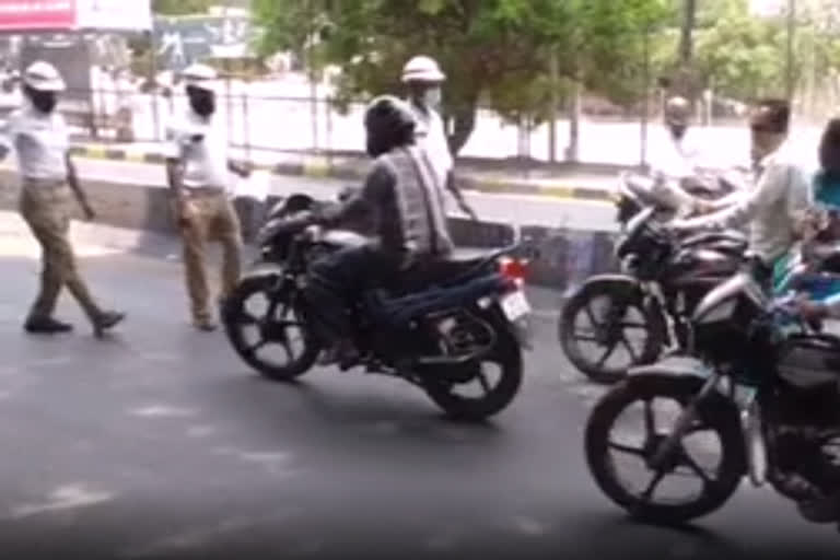 many bikes sized in secudrabad roads