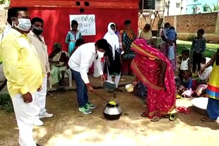 mukhyamantri didi kitchen inaugurated in arsande panchayat