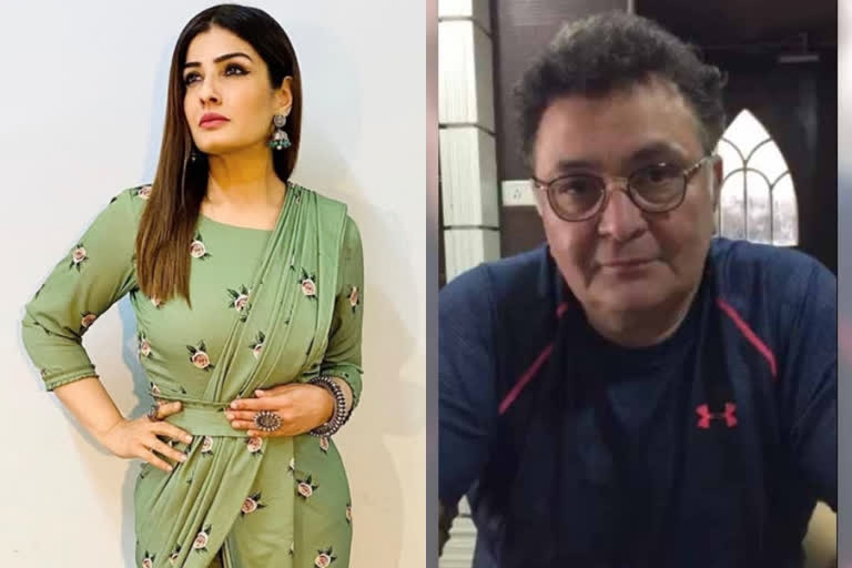 Raveena Tandon shares Rishi Kapoor video