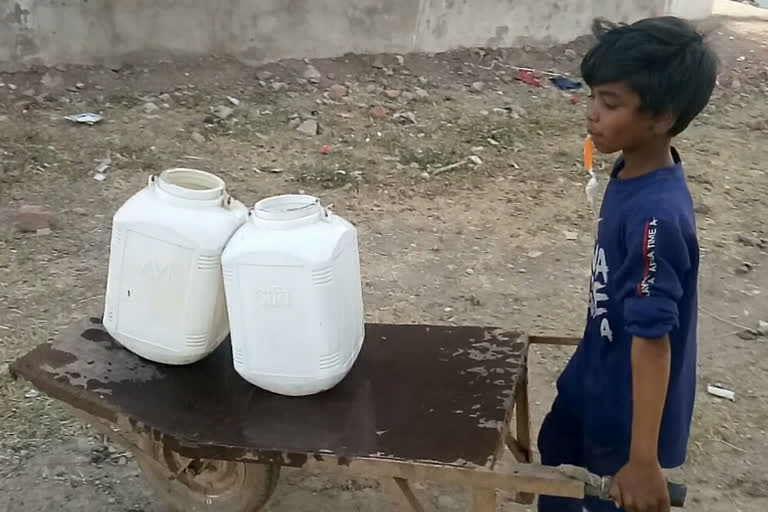 drinking water crisis in rural areas of Jhabua district