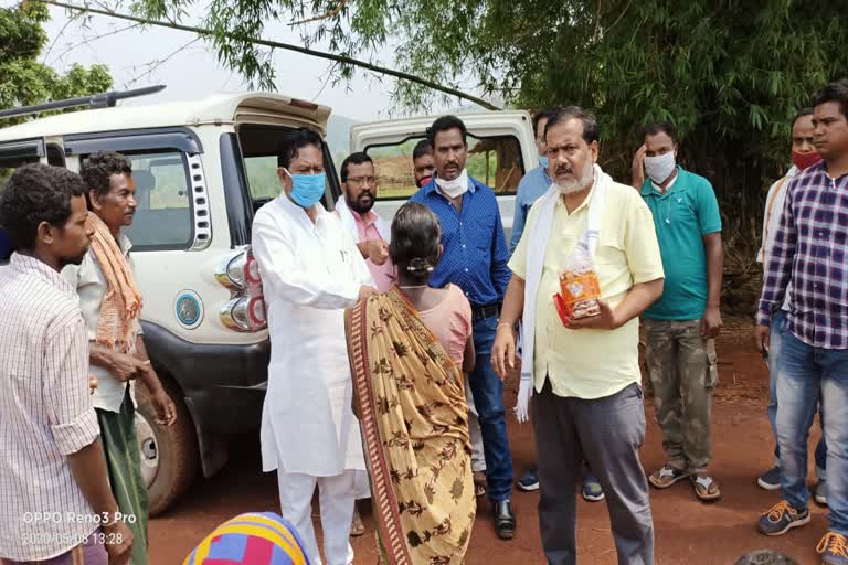 Mayurbhanj MP visited inaccessible village of Shimlipal Sanctuary