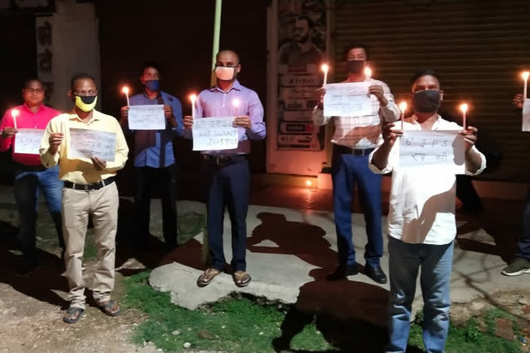 protest against sixth jpsc from home in ranchi