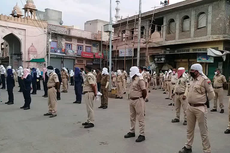 corona fighters of nagaur  nagaur news  lockdown in nagaur  nagaur sp vikash pathak