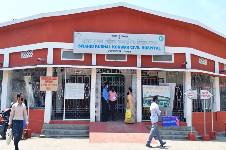 Covid 19 free golaghat civil hospital till nine may assam etv bharat news