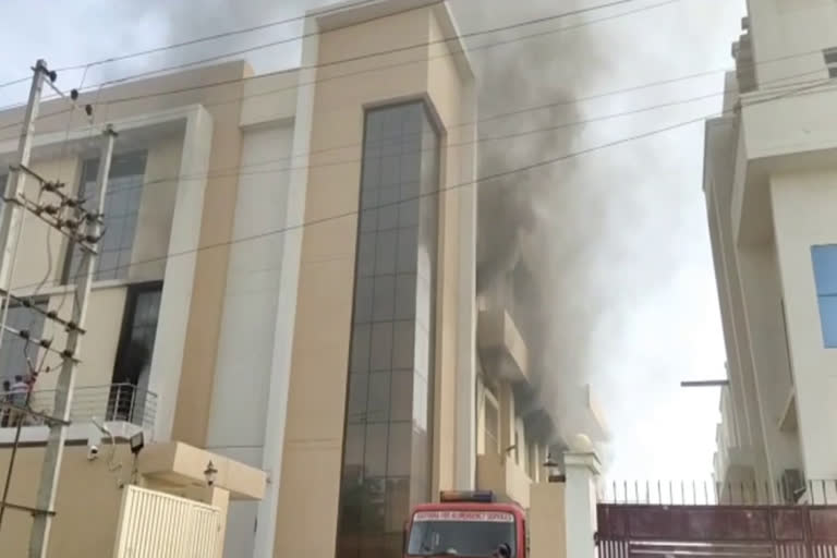 fire in Bahadurgarh footwear factory