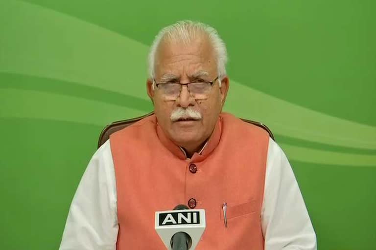 haryana cm manohar lal appeal migrants not to go their home