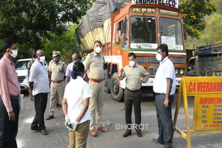 சேலம் மாவட்டச் செய்திகள்  salem district news  salem district collector raman  சேலம் மாவட்ட ஆட்சியர் ராமன்  salem district collector raman inspected