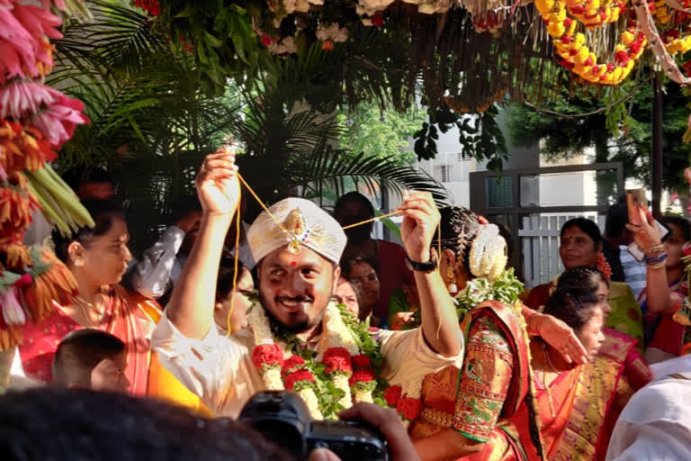 Director and producer AP Arjun got married