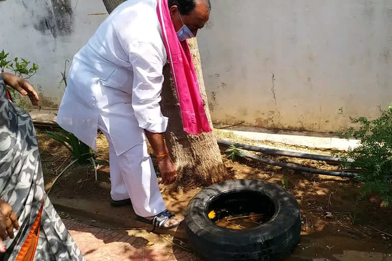 minister indra karan reddy cleaned his houseminister indra karan reddy cleaned his house