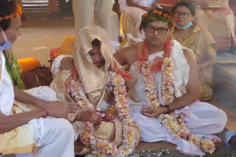 Sivasagar Groom Donates 50 thousand  He Saved For Wedding reception To Fight COVID-19