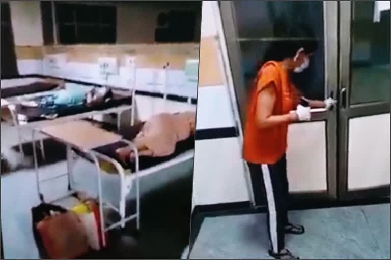 viral video of corona patient