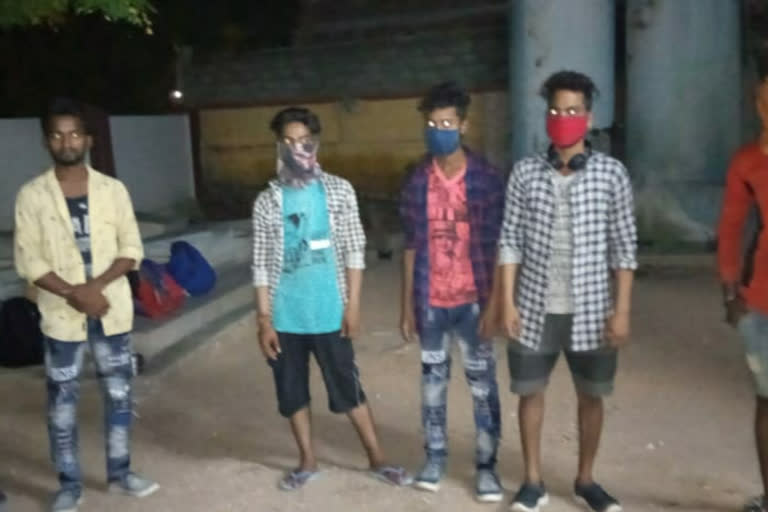 Quarantined to youth who was came from bellary