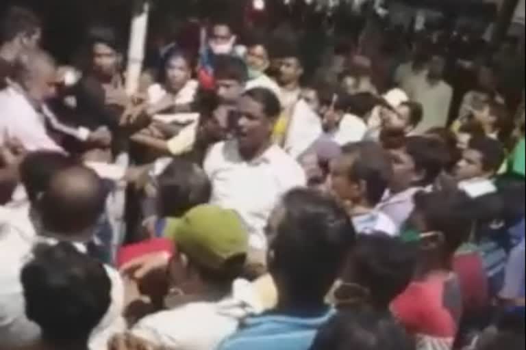 TMC MLA Attcked by party workers