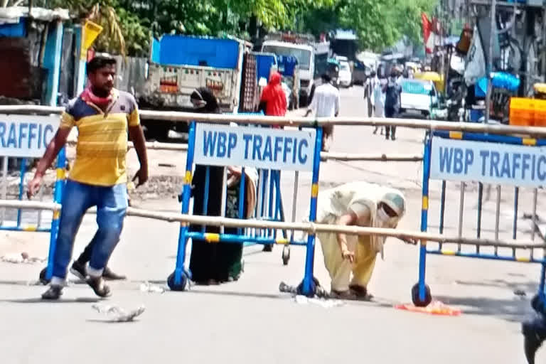 Containment zone in Kolkata