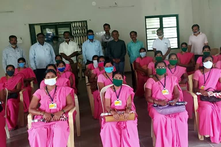 Mask Distribution for Asha workers who engaged in Corona prevention