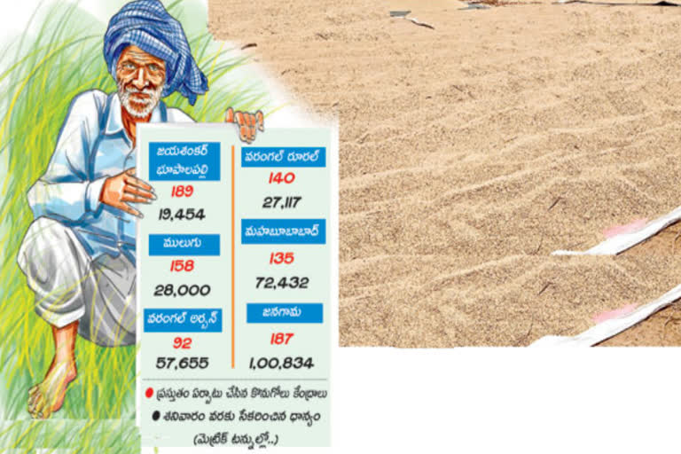 kharif  crop Yields increased in bhupalpalli