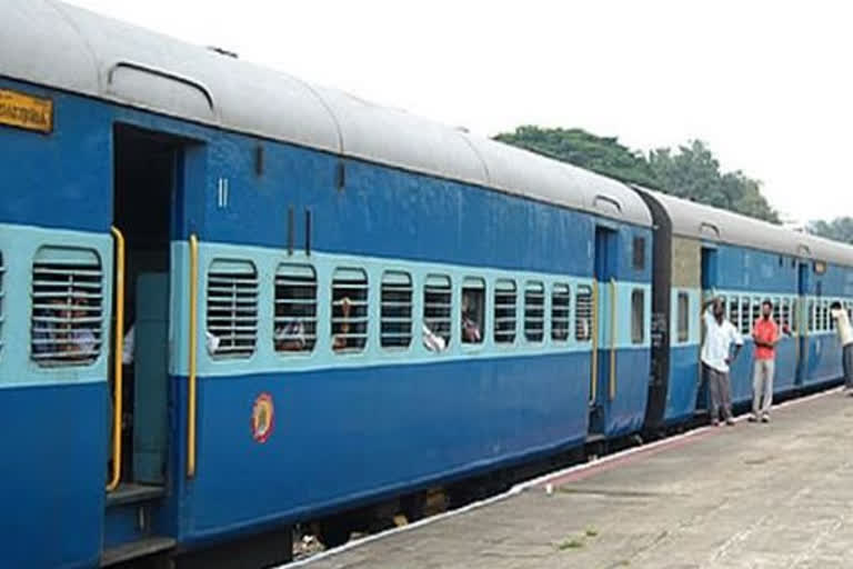 A special train carrying  devotees and migrant labourers left for Bihar