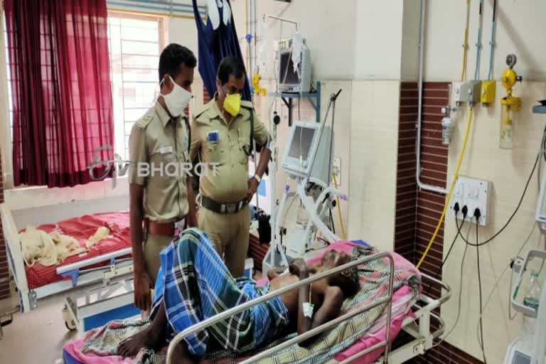 கோவை மாவட்டச் செய்திகள்  காட்டுயானை தாக்குதல்  coimbatore district news  coimbatore elephant attacked a person  தாணிகண்டி காட்டுயானை  thanikandi elephant attack