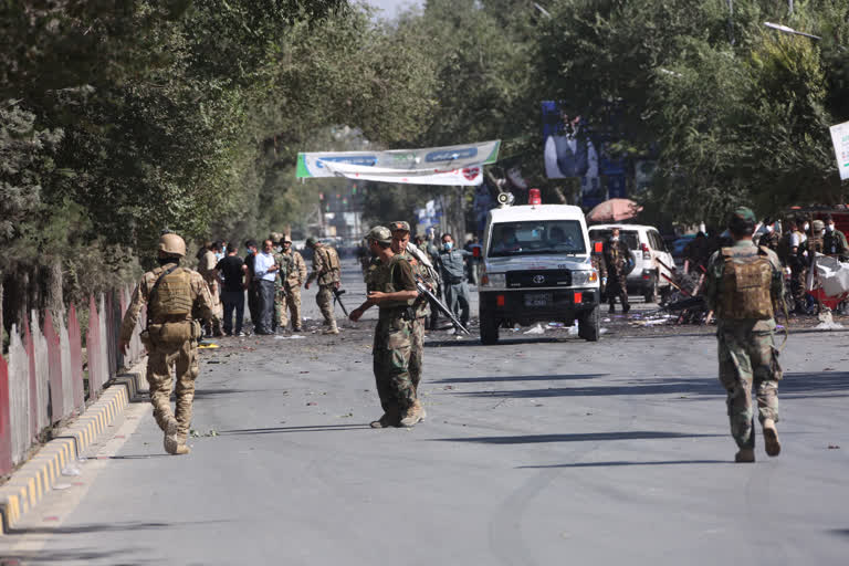 4 explosions rock Kabul